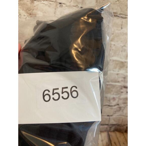 Free People Top Womens Small Black Raw Hem Ruffle Ribbed Whimsy Goth Stretch - Picture 10 of 13